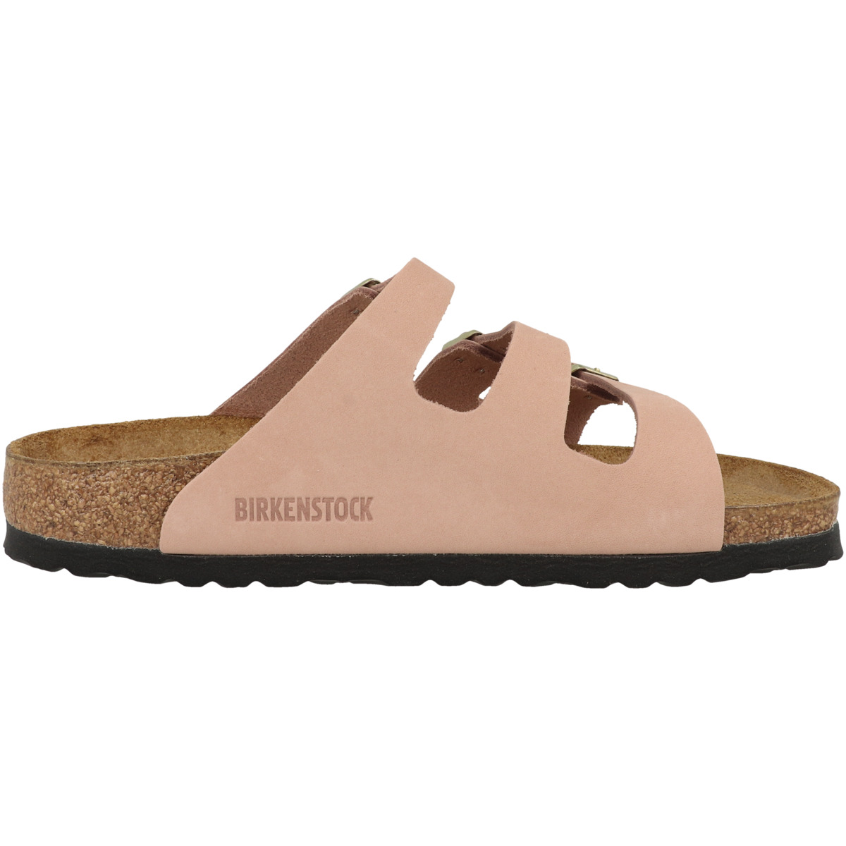 Birkenstock Florida Fresh Nubukleder Sandale schmal rosa
