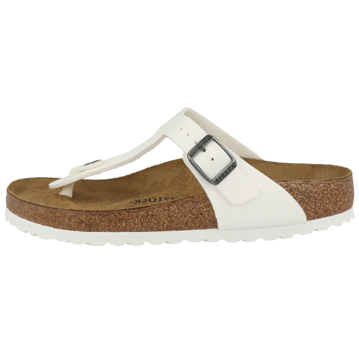 Birkenstock Gizeh Birko-Flor Sandale normal weiss
