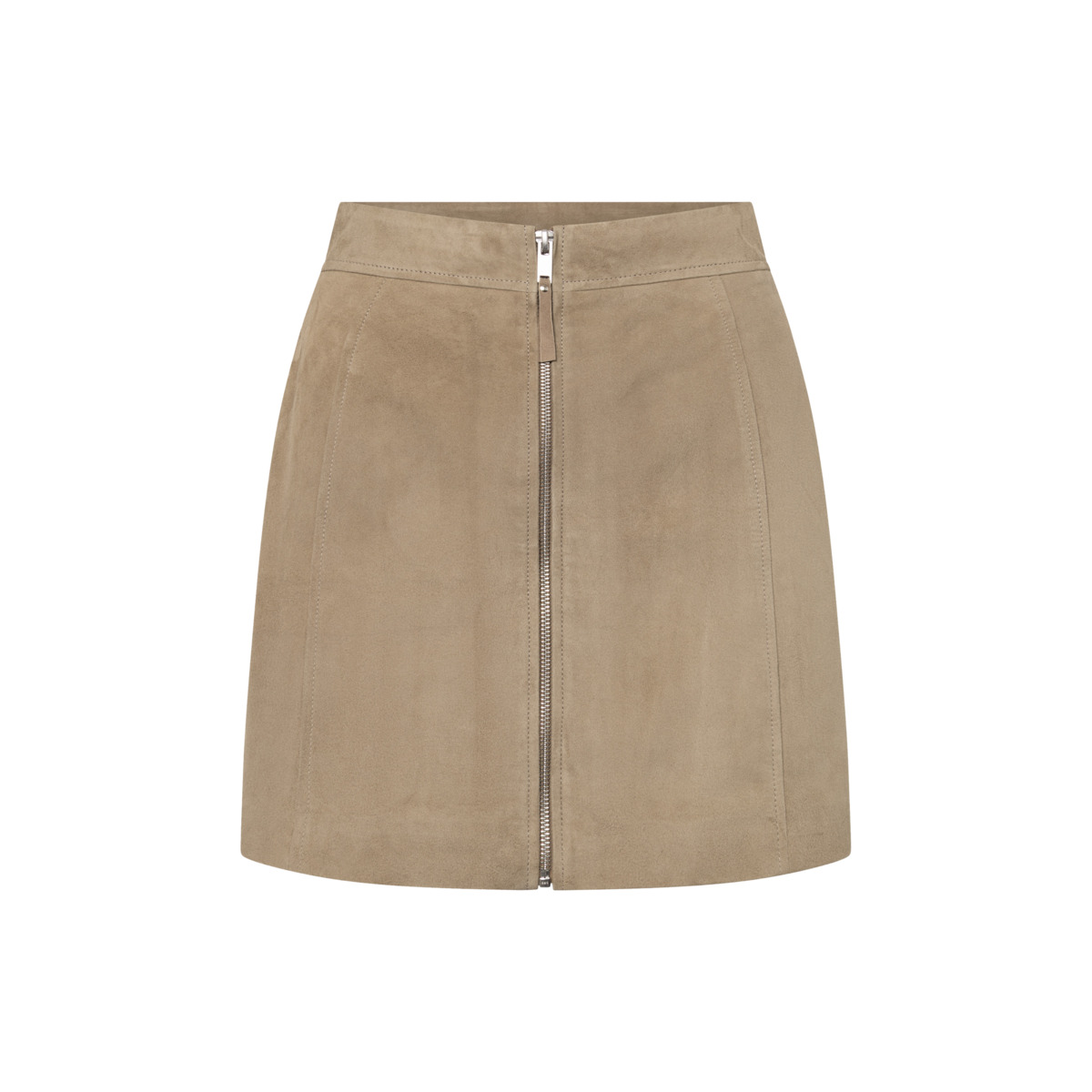 Bolongaro Trevor Rylee Mini Skirt Lederrock beige