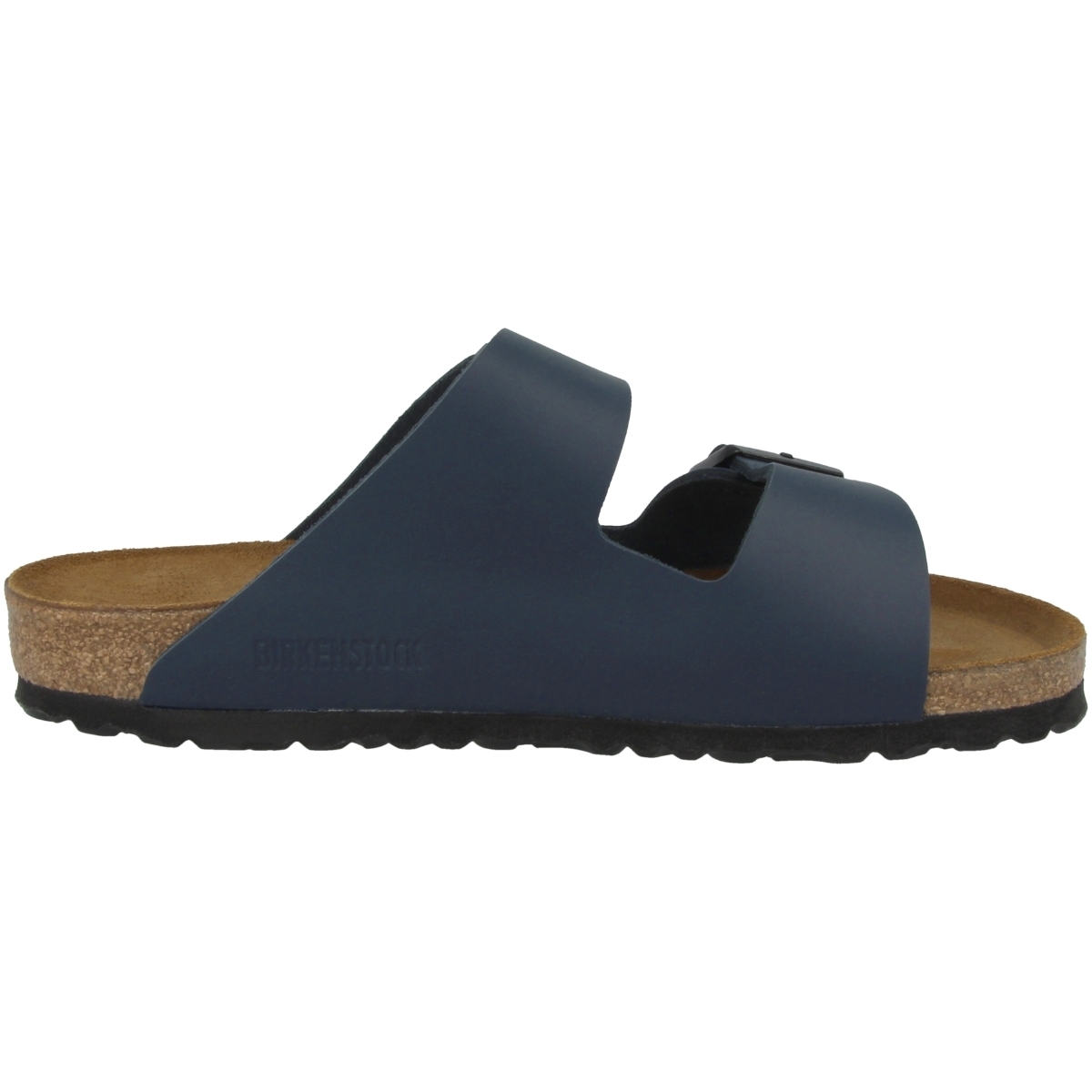 Birkenstock Arizona Glattleder Sandale schmal blau