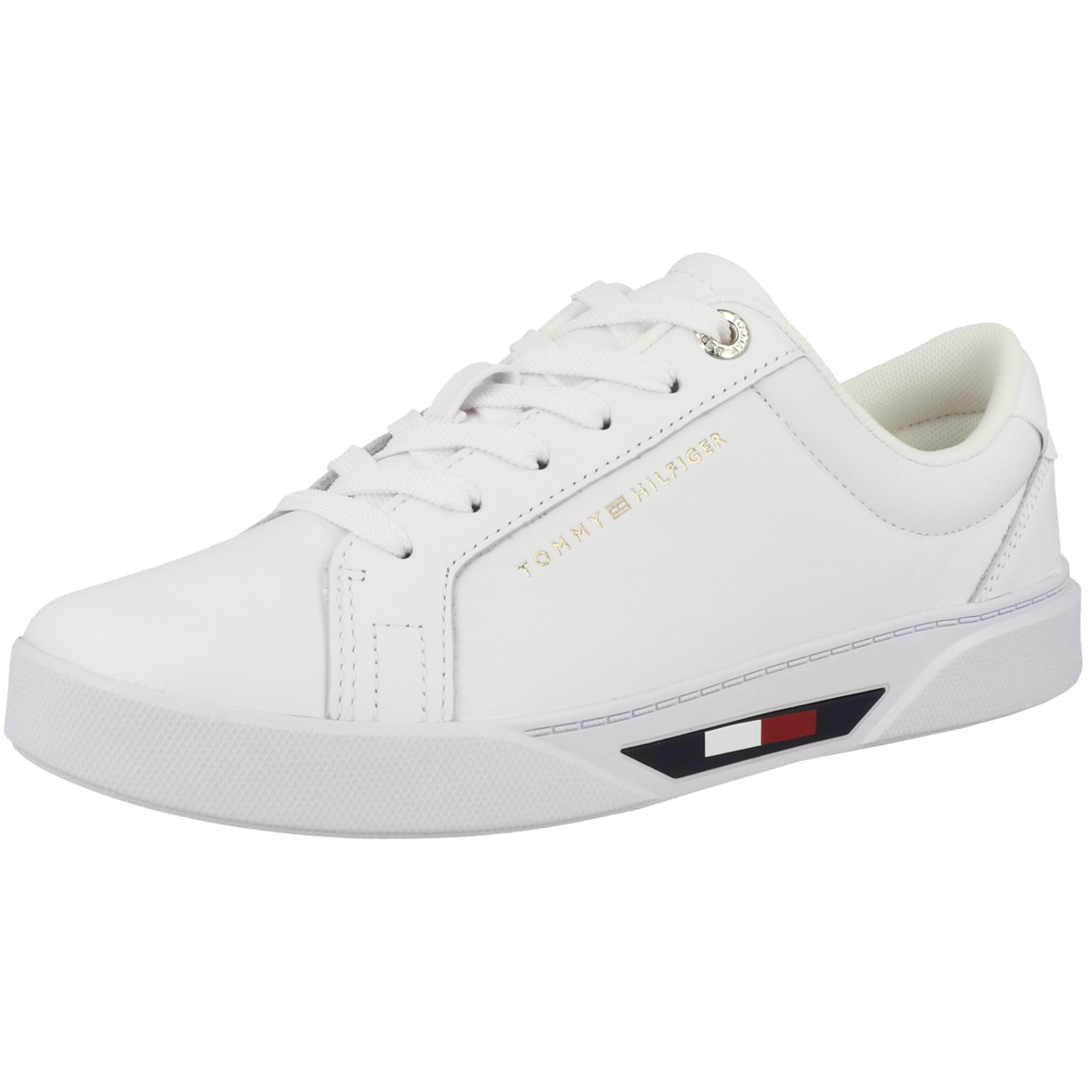 Tommy Hilfiger Global Stripes Court Sneaker weiss