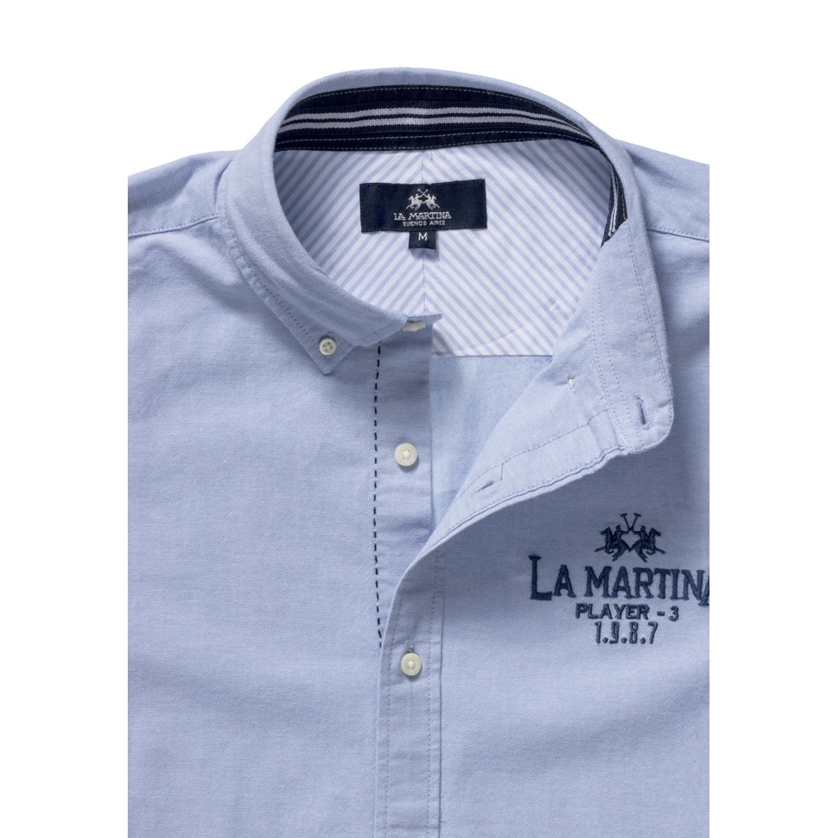 La Martina MBC600 Hemd hellblau