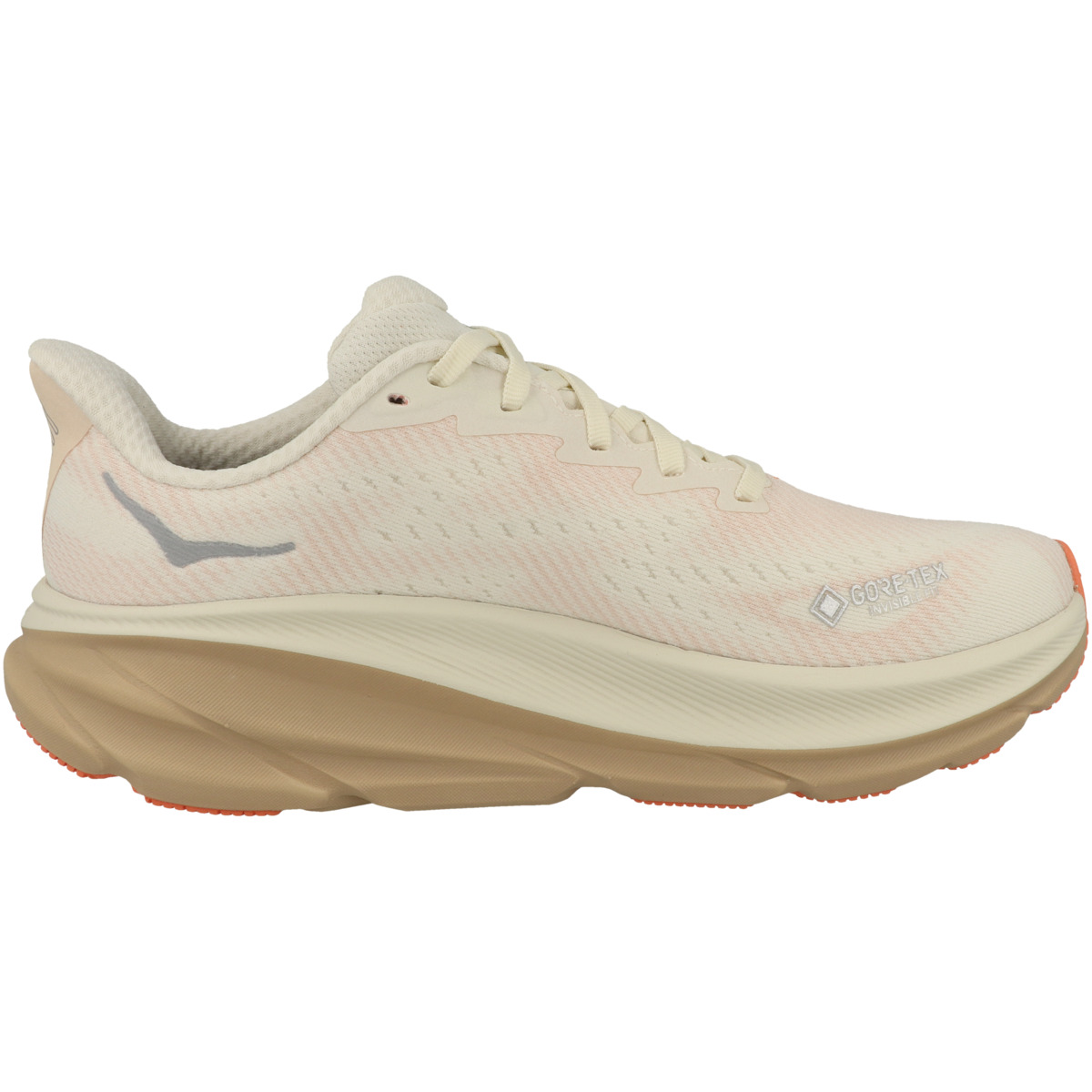 HOKA Clifton 9 GTX Laufschuhe creme