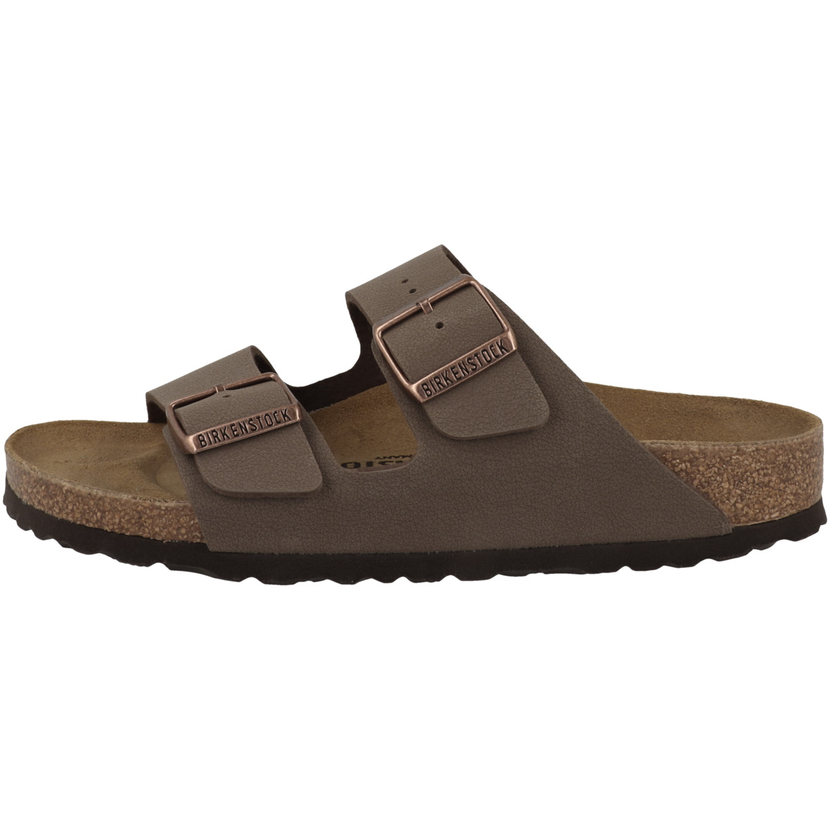 Birkenstock Arizona Birko-Flor Nubuk Sandale schmal braun