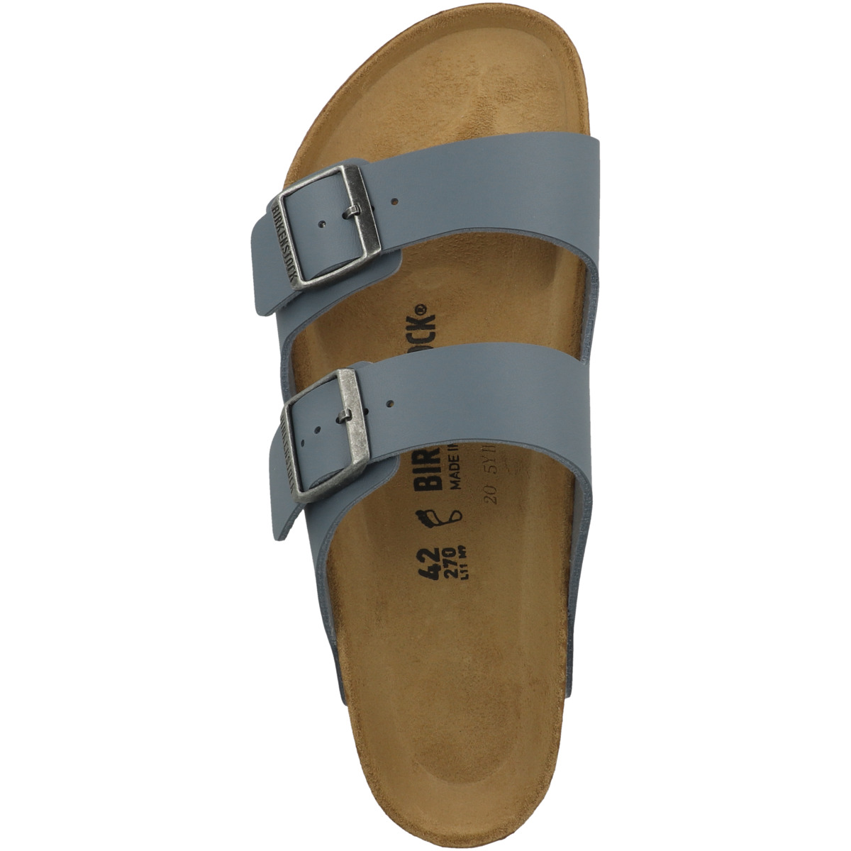 Birkenstock Arizona Birko-Flor Sandale normal blau