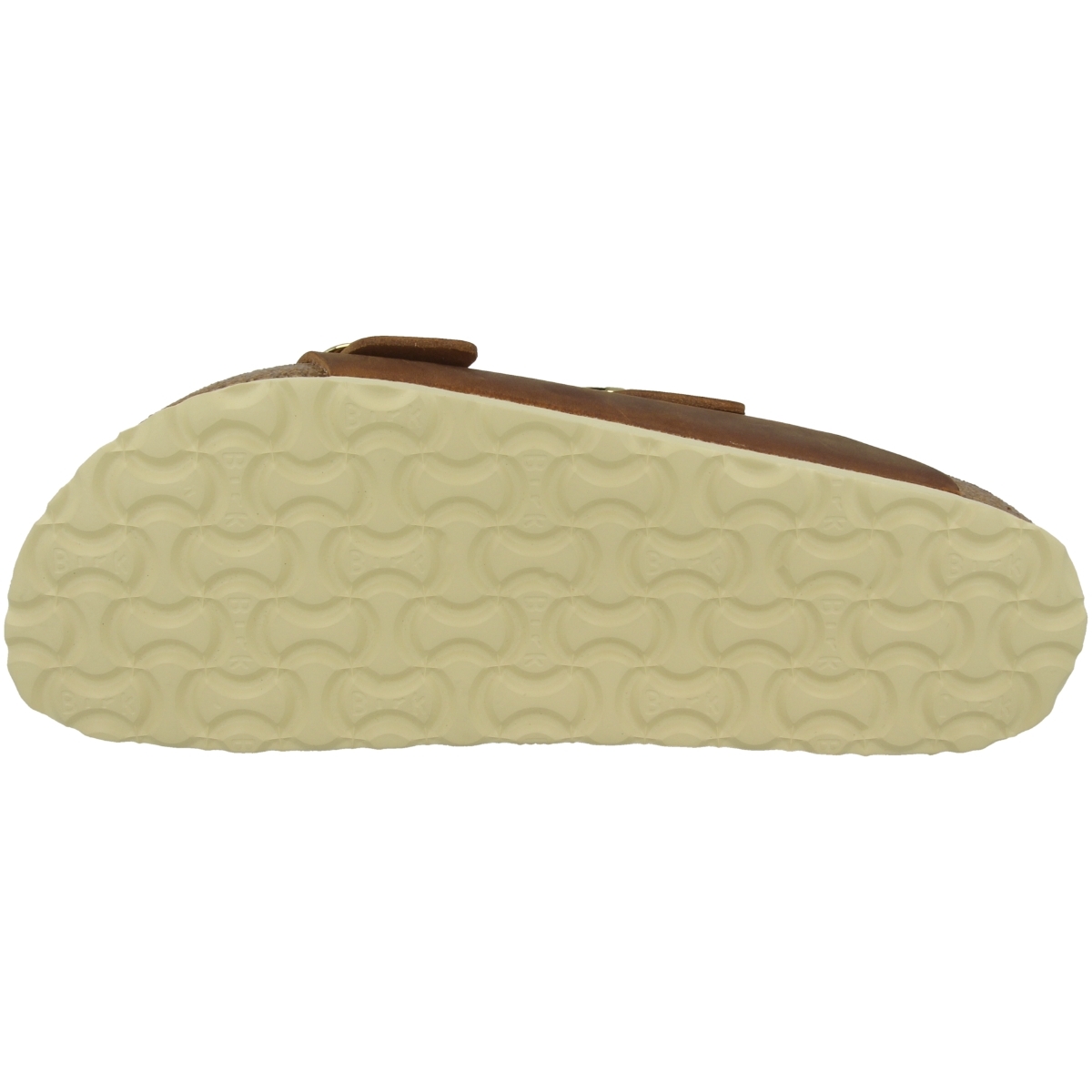 Birkenstock Arizona Big Buckle Geöltes Nubukleder Sandale schmal braun