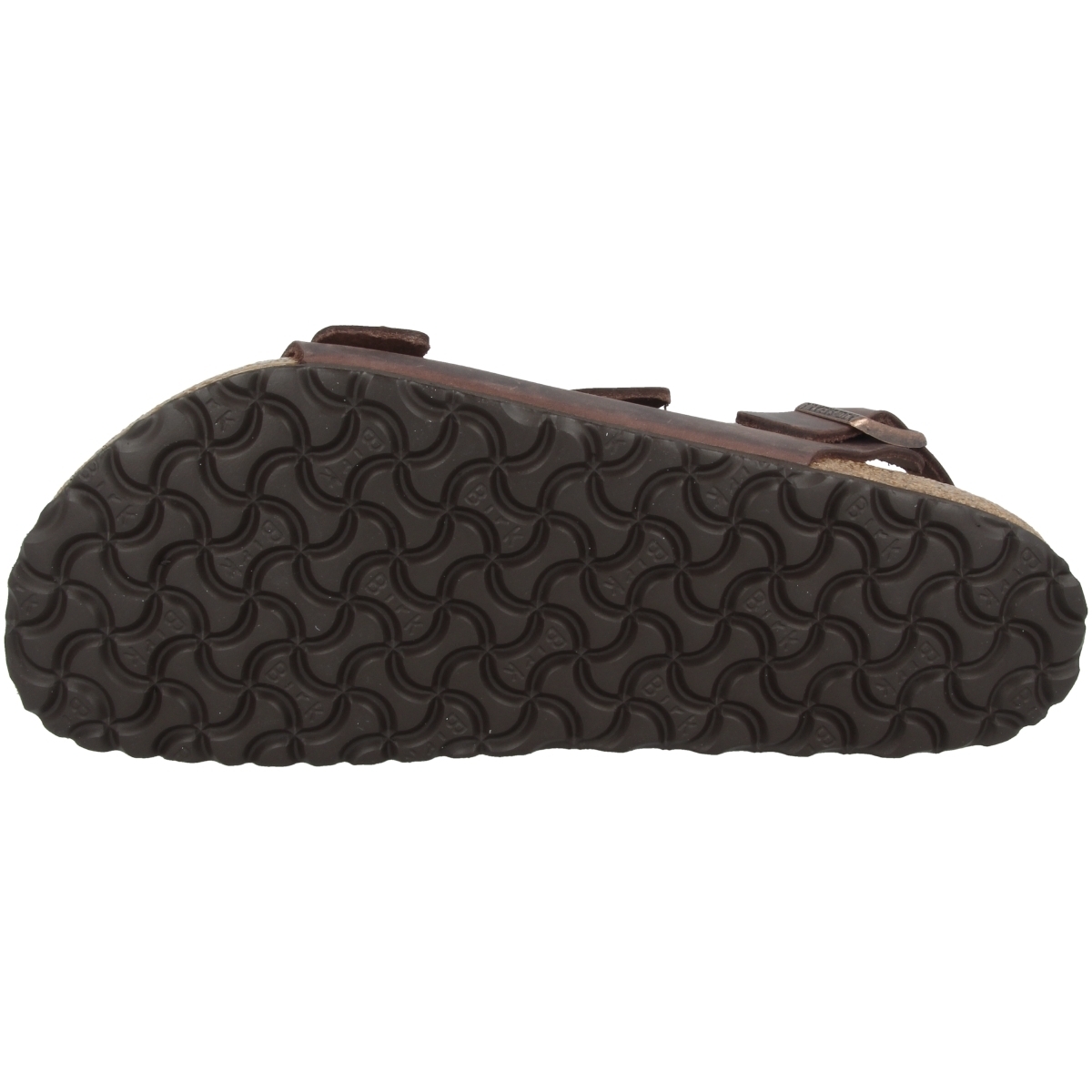 Birkenstock Milano Geöltes Nubukleder Sandale normal braun