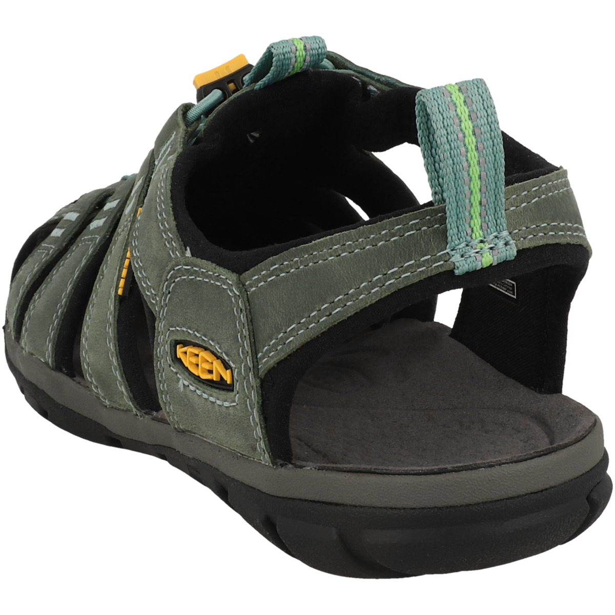 Keen Clearwater CNX Leather Sandale blau