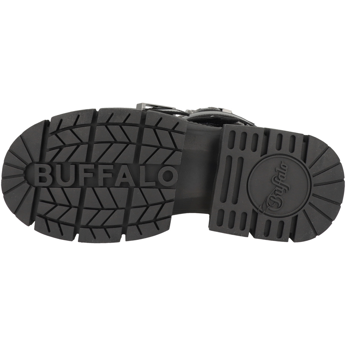 Buffalo Gospher Zeus Sandale schwarz