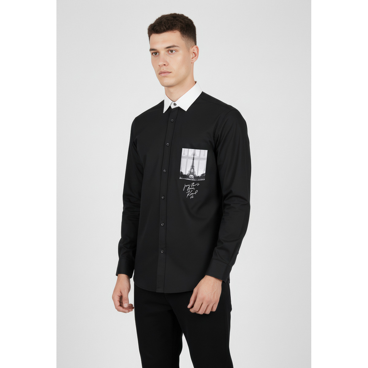 KARL LAGERFELD 605443 Hemd schwarz