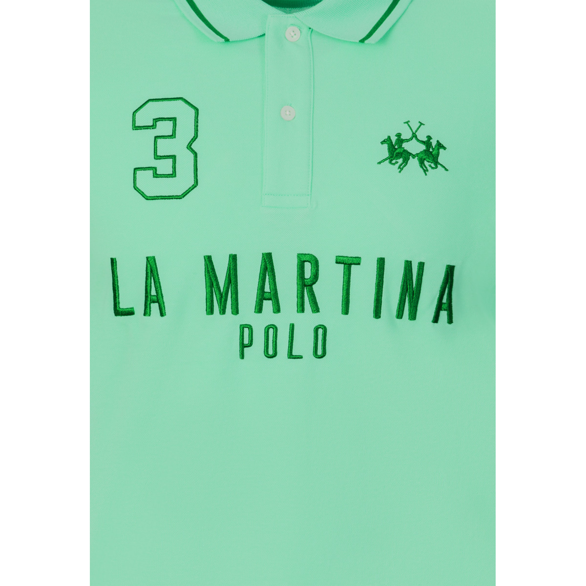 La Martina MCP320 Poloshirt hellgruen