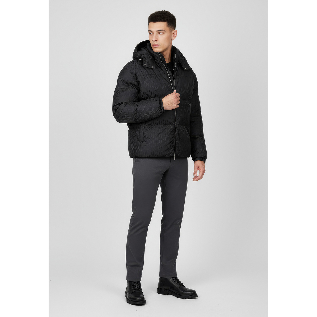KARL LAGERFELD 505016 Winterjacke schwarz
