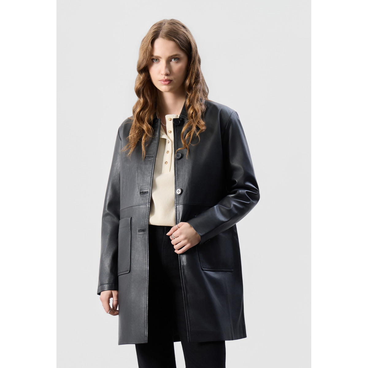 Bolongaro Trevor Jenny Mac Lederjacke schwarz