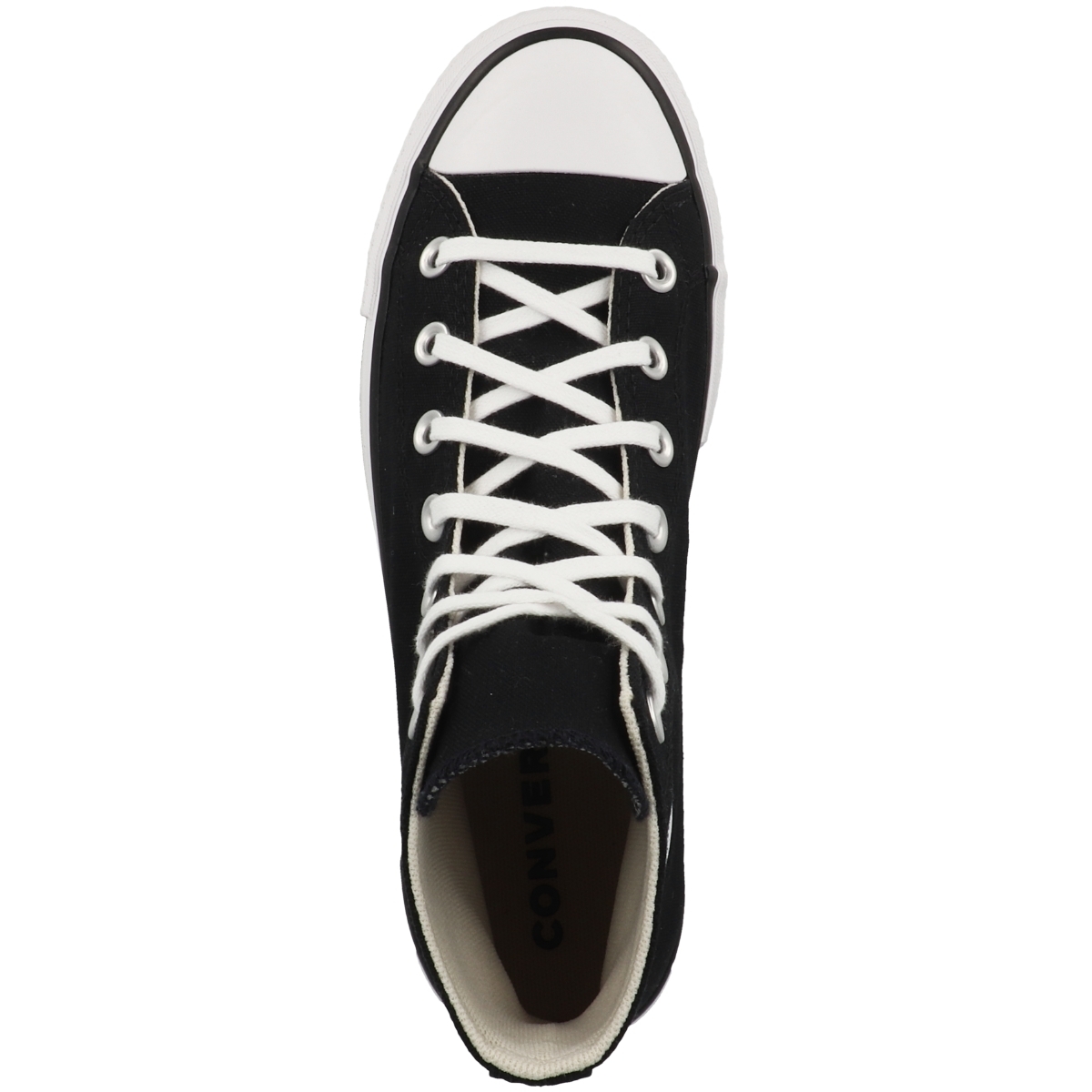 Converse Chuck Taylor All Star Canvas Platform High Sneaker schwarz