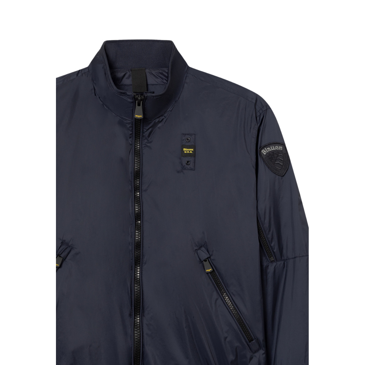 Blauer Brahms Übergangsjacke dunkelblau