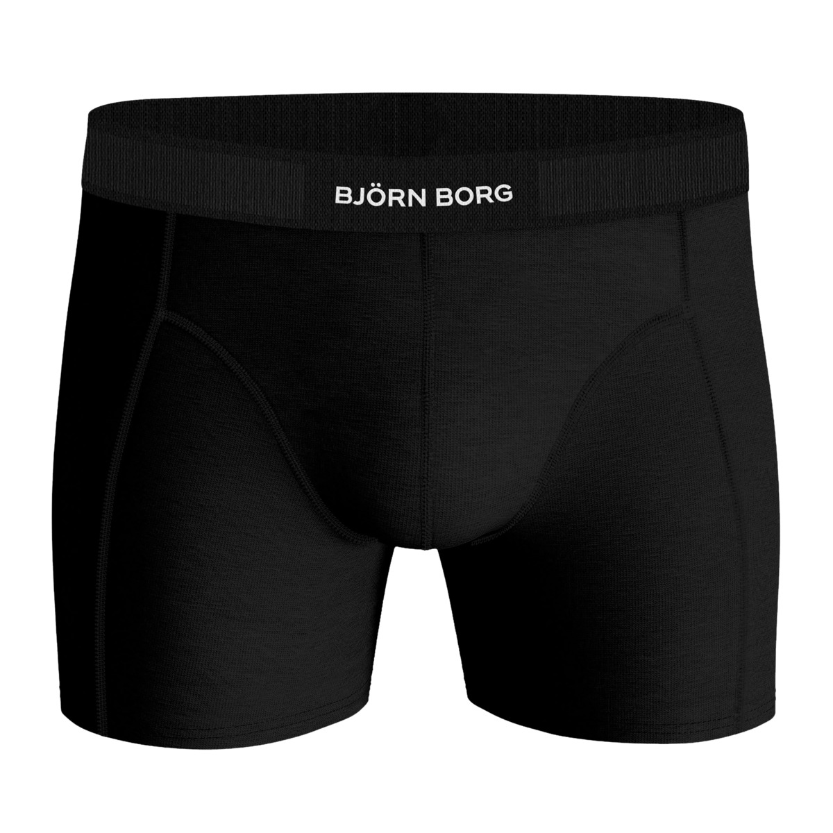 Björn Borg Premium Cotton Stretch Boxer 3er Pack Boxershorts schwarz