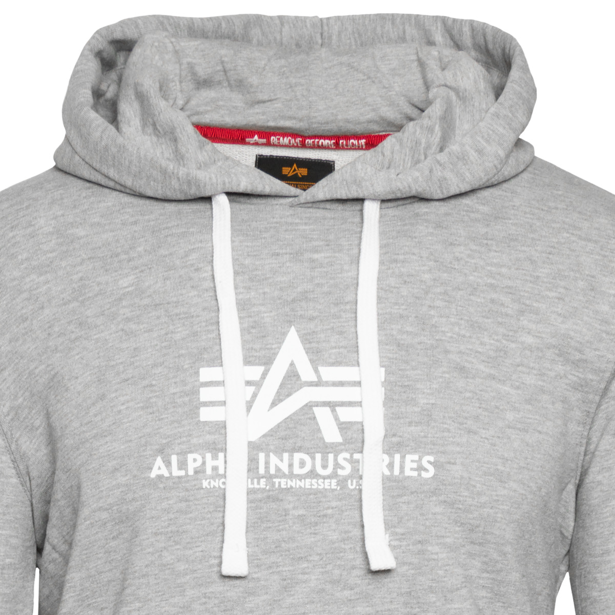 Alpha Industries New Basic Hoody Wmn grau