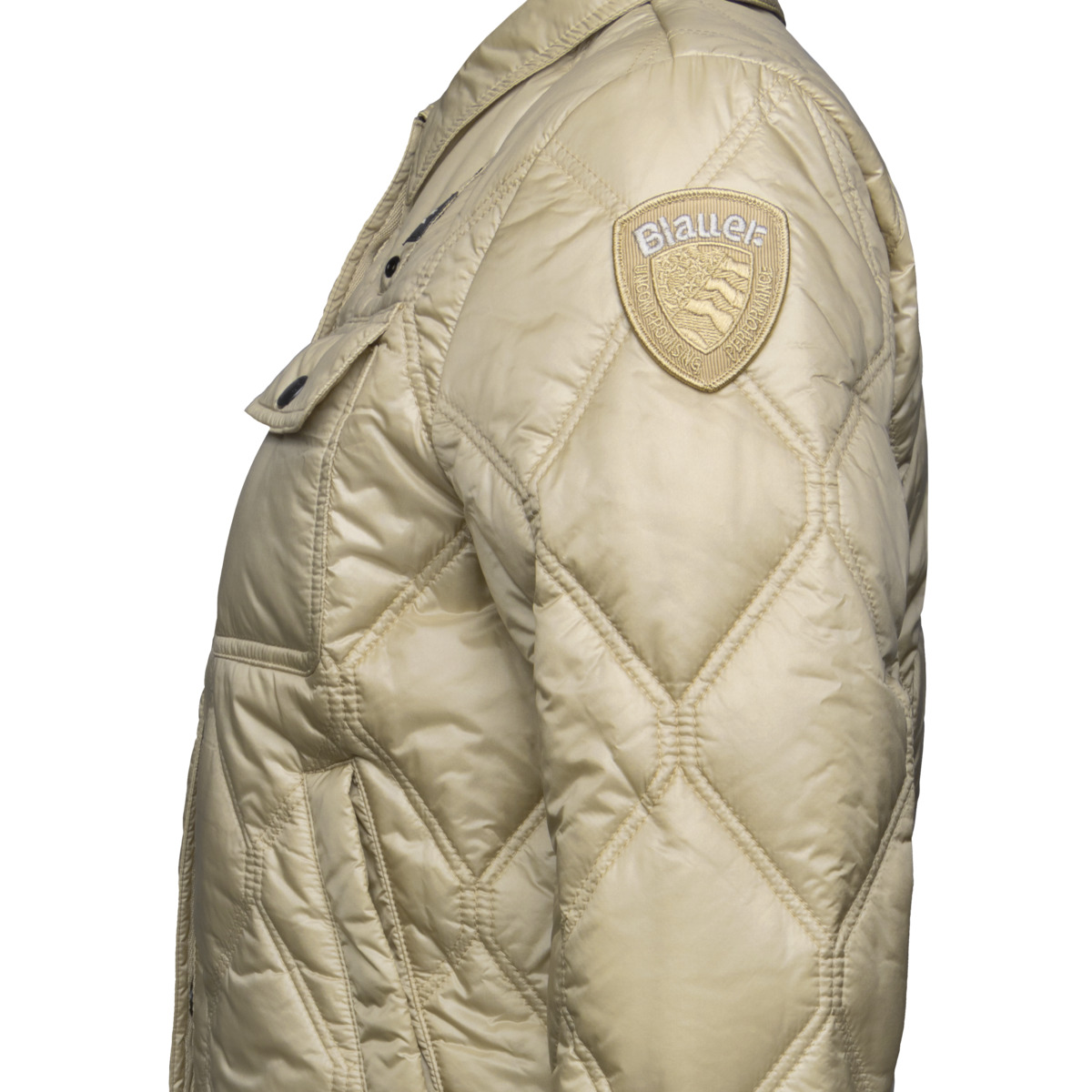 Blauer Delhi Übergangsjacke hellgrau