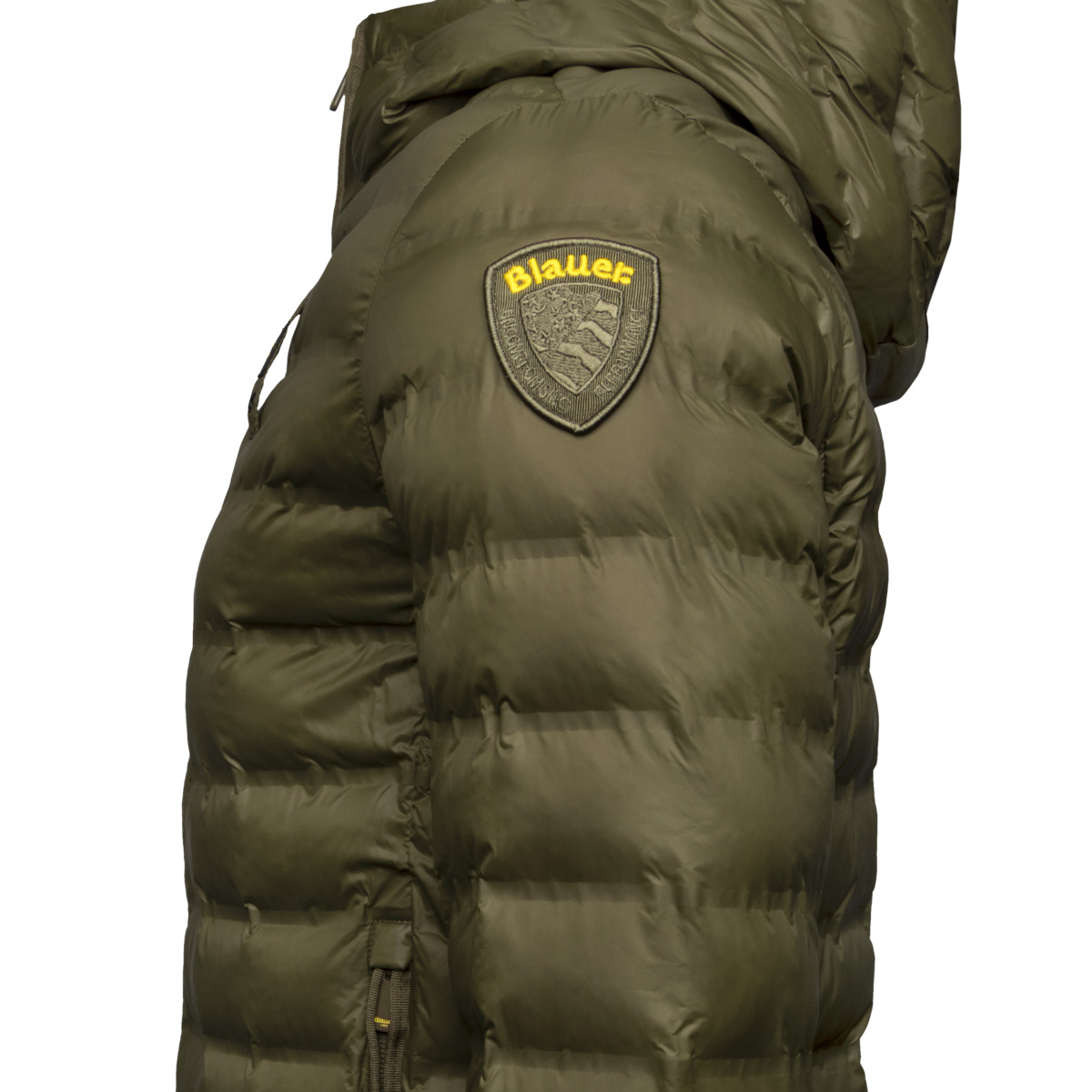 Blauer Charles Steppjacke dunkelgruen