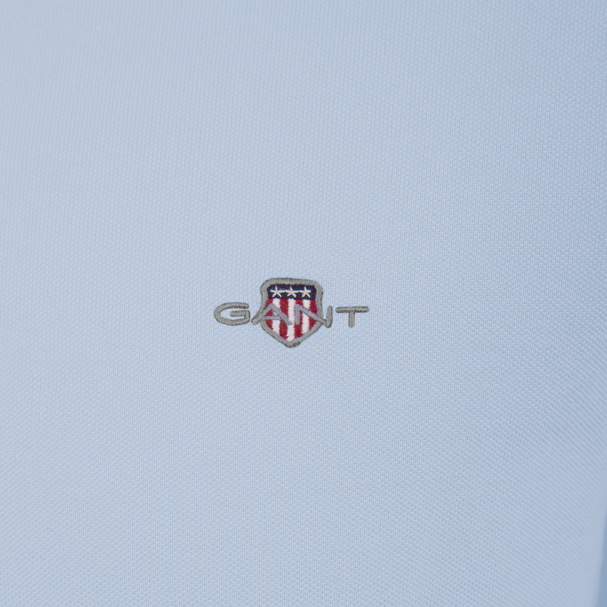 GANT Reg Shield SS Pique Poloshirt hellblau