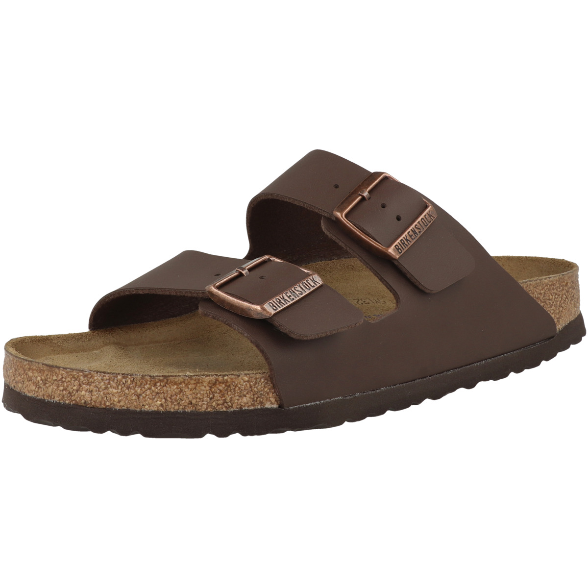 Birkenstock Arizona SFB Birko-Flor Sandale Weichbettung normal dunkelbraun