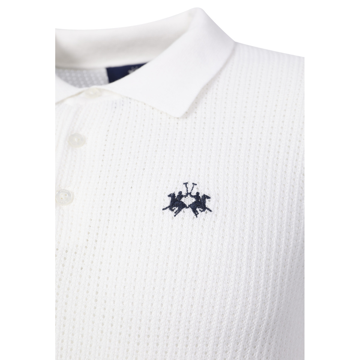 La Martina MCS012 Poloshirt weiss