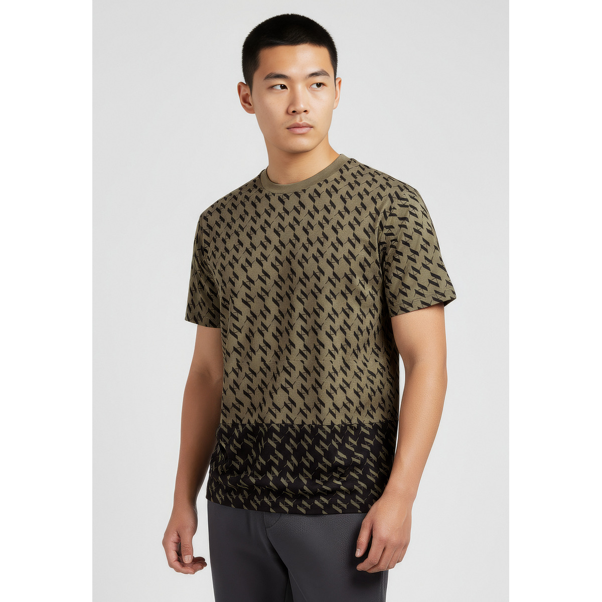 KARL LAGERFELD 755133 T-Shirt dunkelgruen