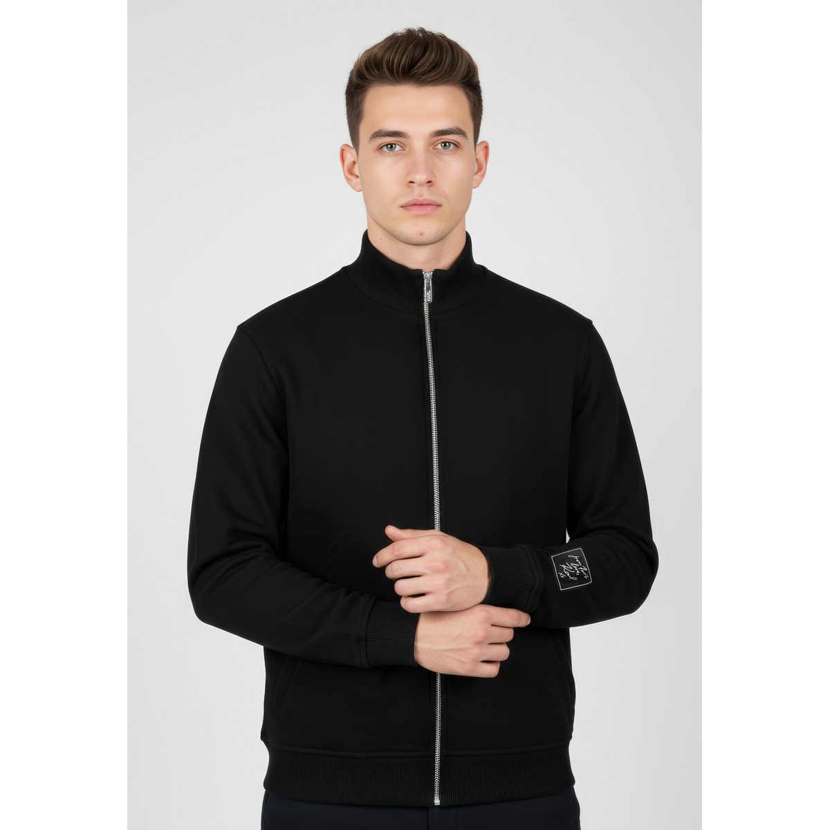 KARL LAGERFELD 705424 Sweatjacke schwarz