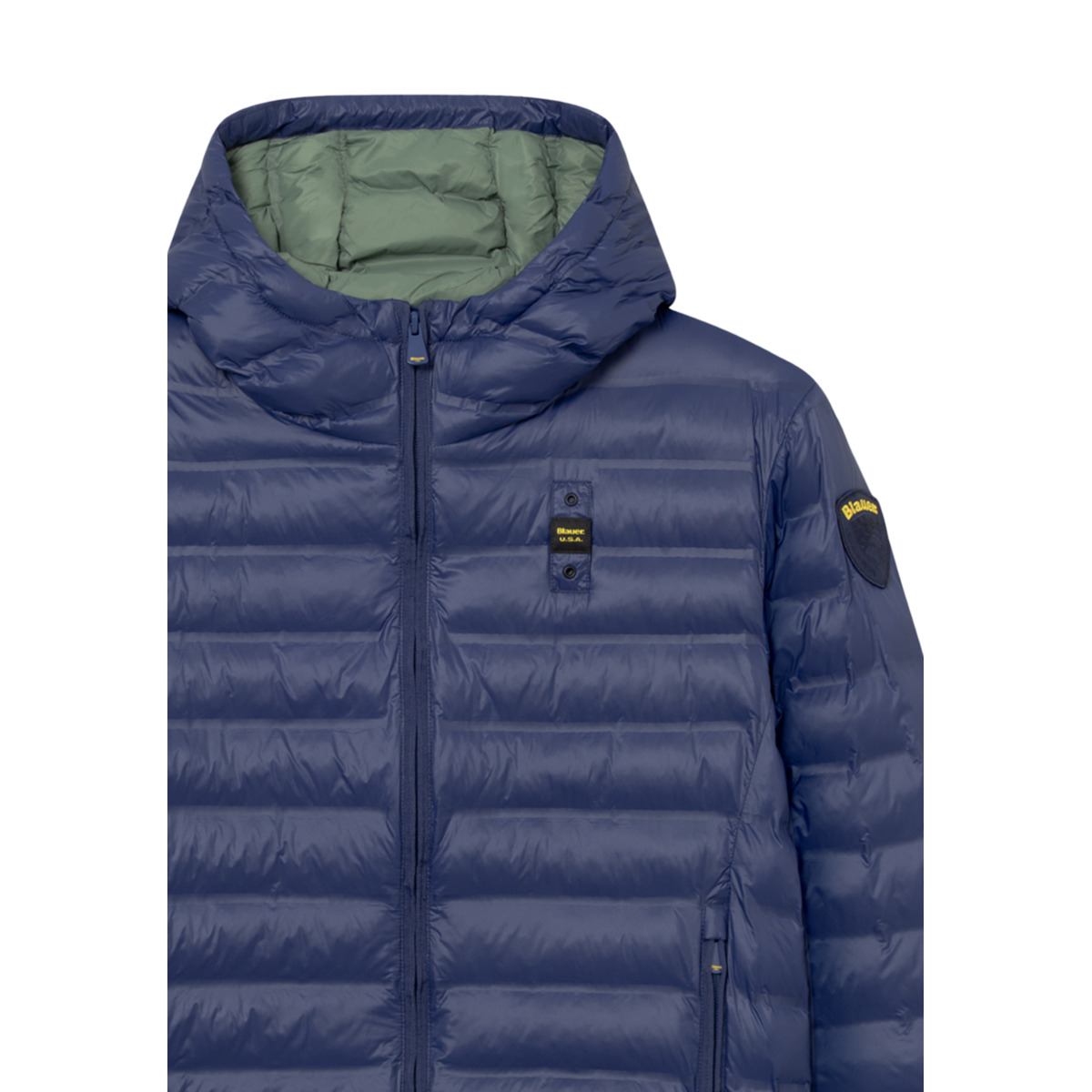 Blauer Charles Steppjacke blau