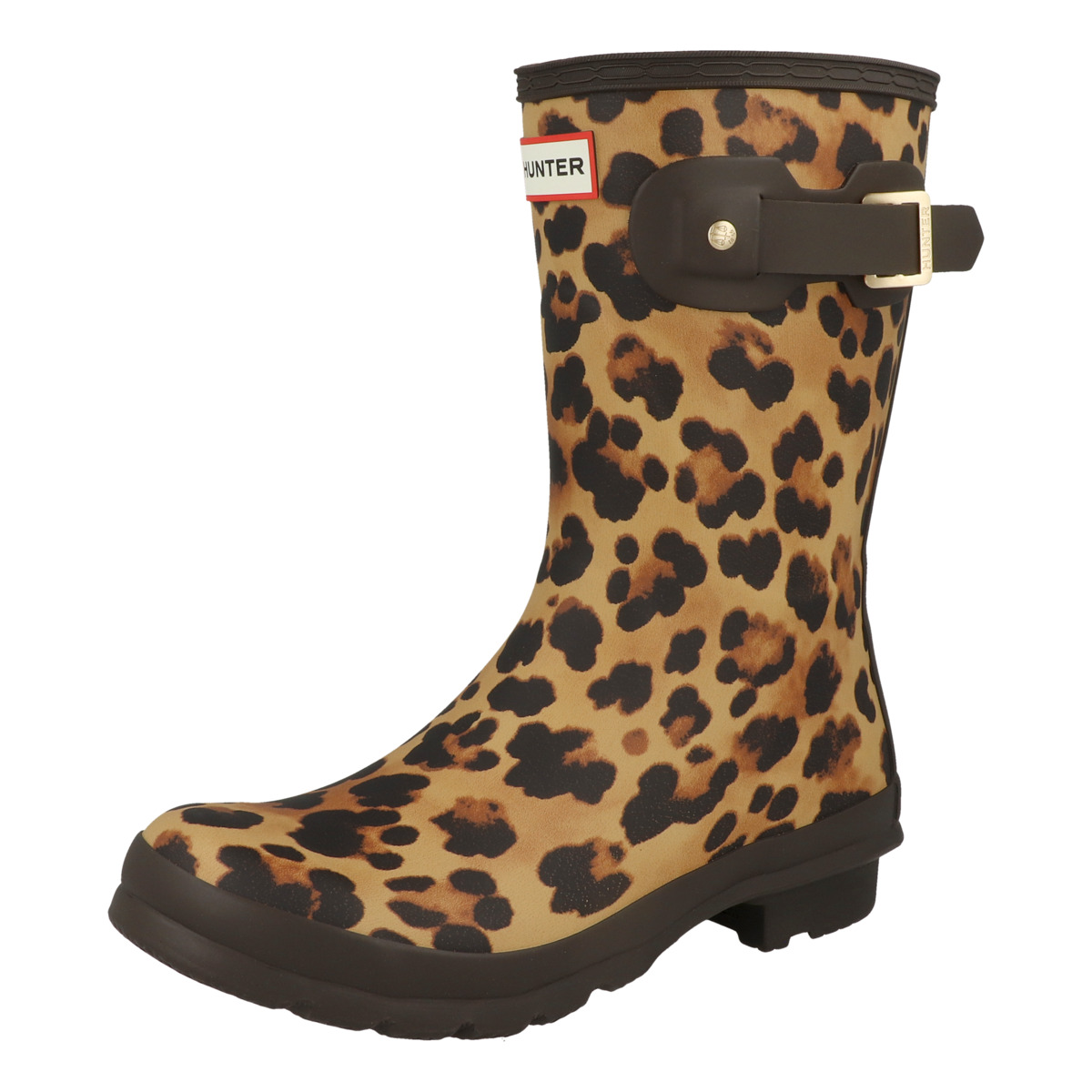 Hunter Womens Original Short Boot Gummistiefel braun