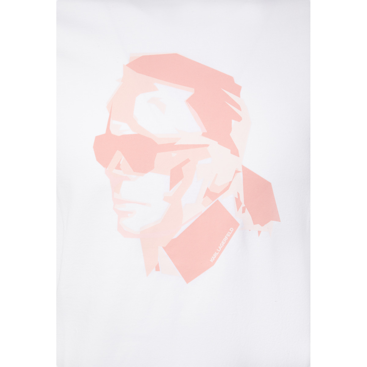 KARL LAGERFELD 755400 T-Shirt weiss/orange