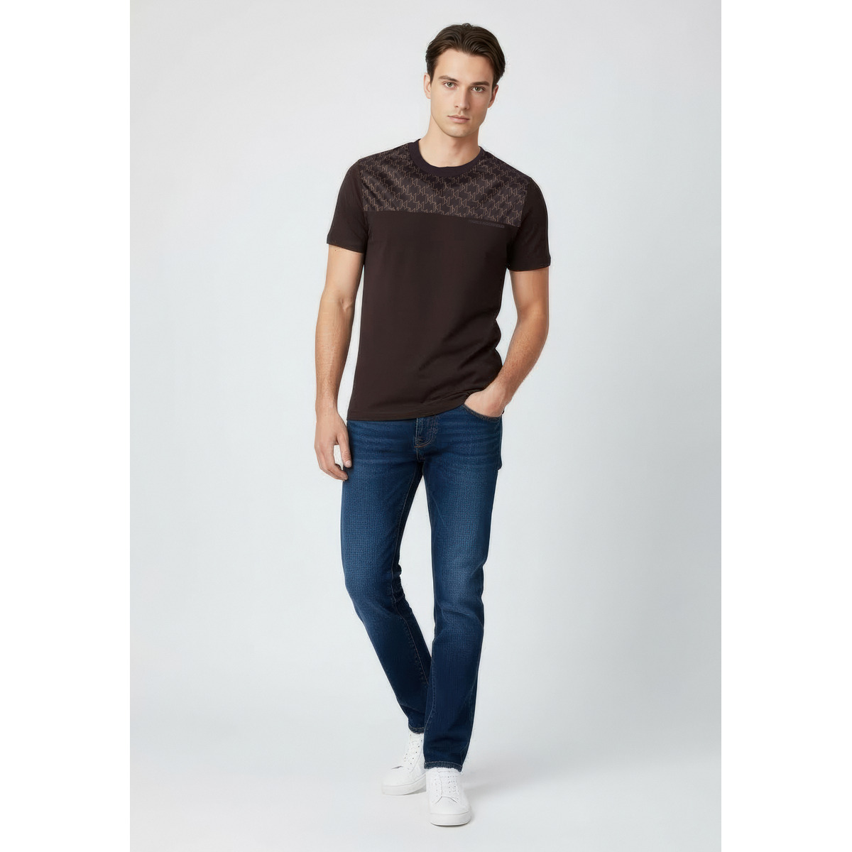 KARL LAGERFELD 755030 T-Shirt dunkelbraun