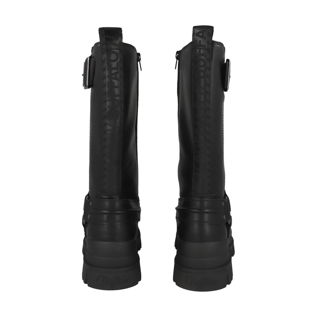 Buffalo Aspha Biker Boots schwarz