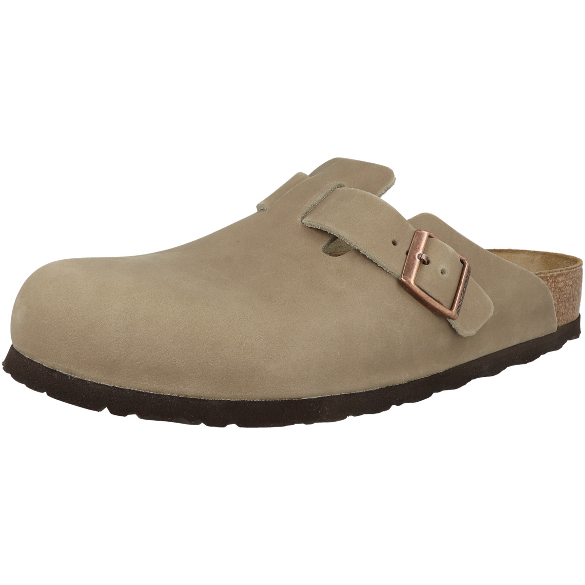 Birkenstock Boston Geöltes Nubukleder Clogs normal braun