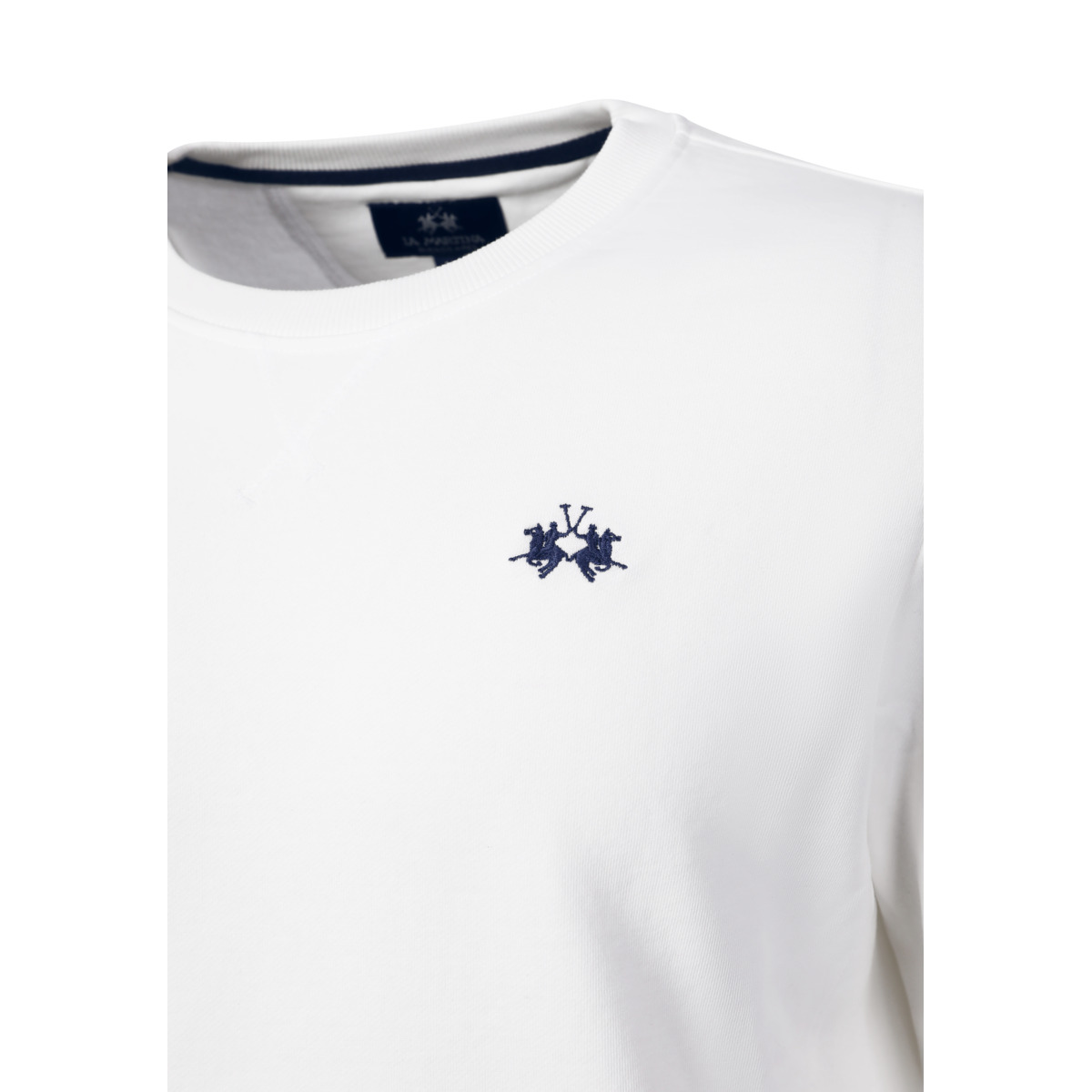 La Martina MCF005 Sweatshirt weiss