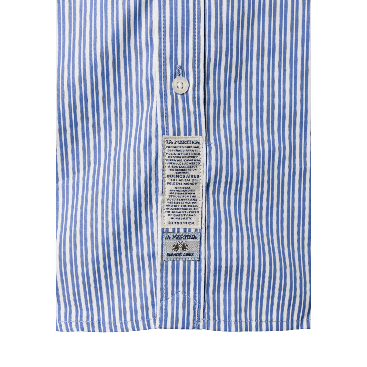 La Martina MBC013 Hemd hellblau