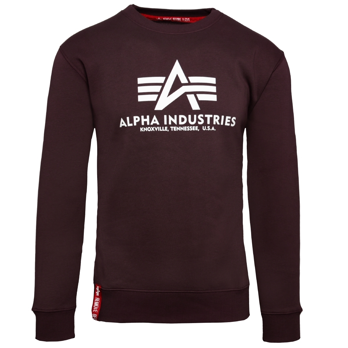 Alpha Industries Basic Sweater Sweatshirt rot