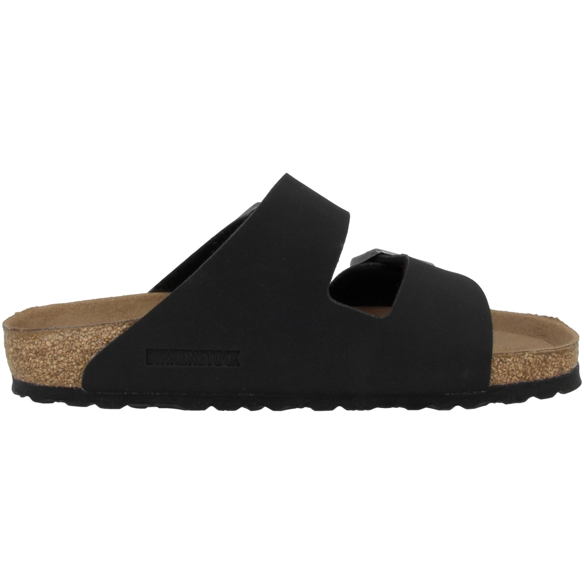 Birkenstock Arizona Birko-Flor Nubuk Sandale normal schwarz