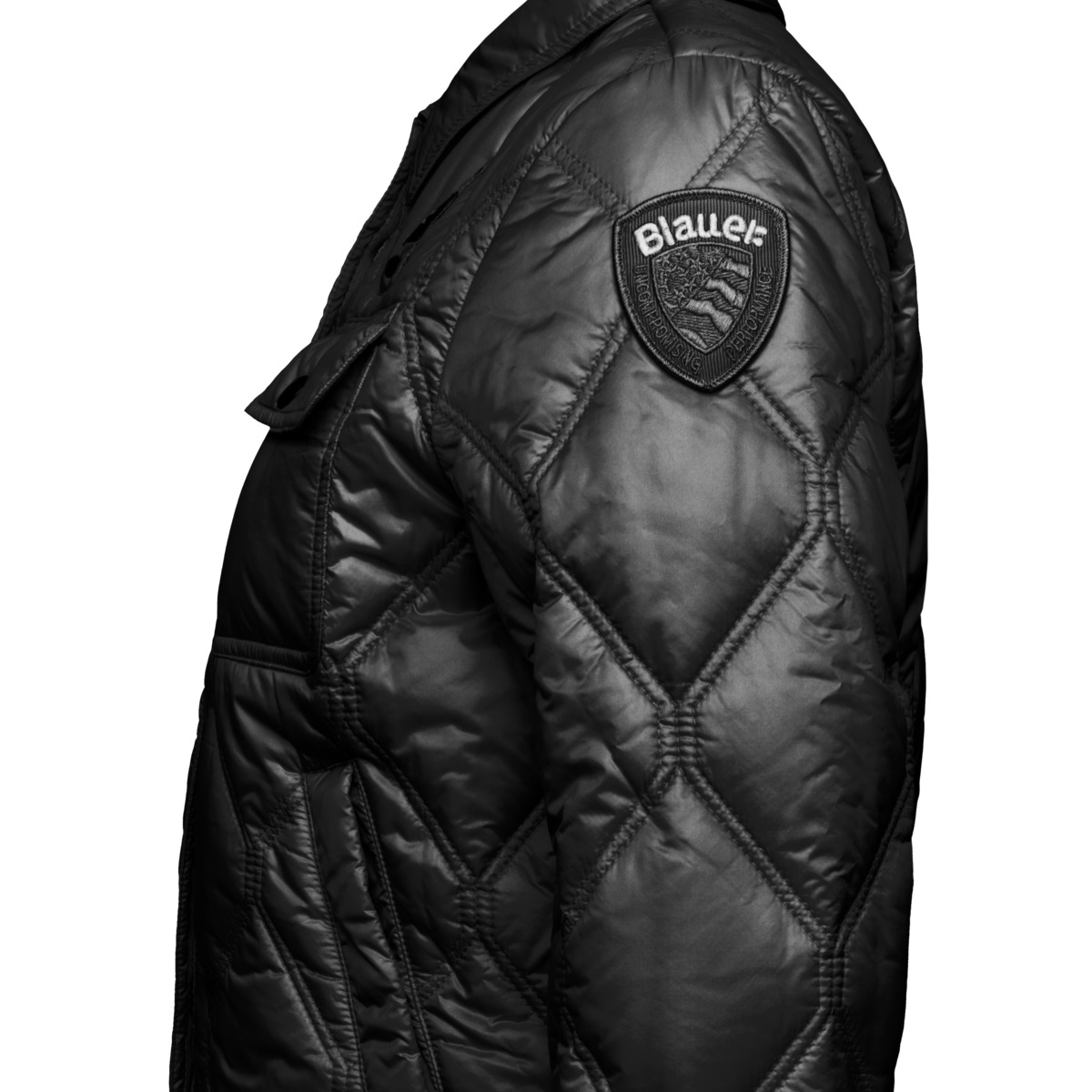 Blauer Delhi Übergangsjacke schwarz