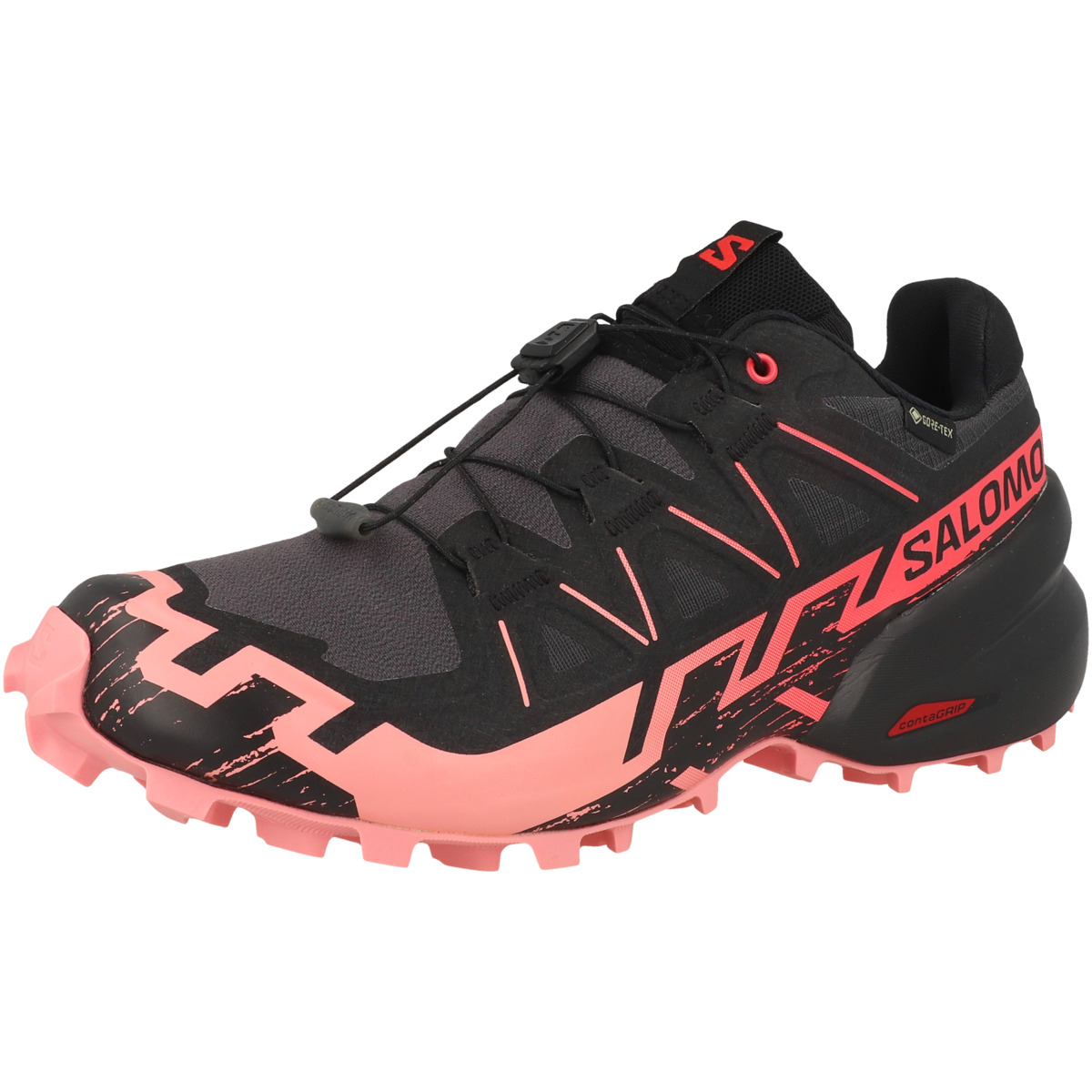 Salomon Speedcross 6 GTX Women Trailrunning Laufschuhe dunkelgrau