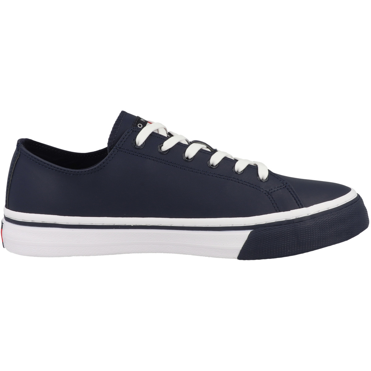 Tommy Hilfiger Tommy Jeans Mens Leather Vulc Sneaker blau