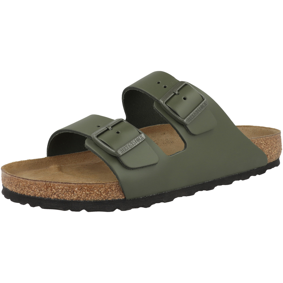 Birkenstock Arizona Naturleder Sandale normal dunkelgruen