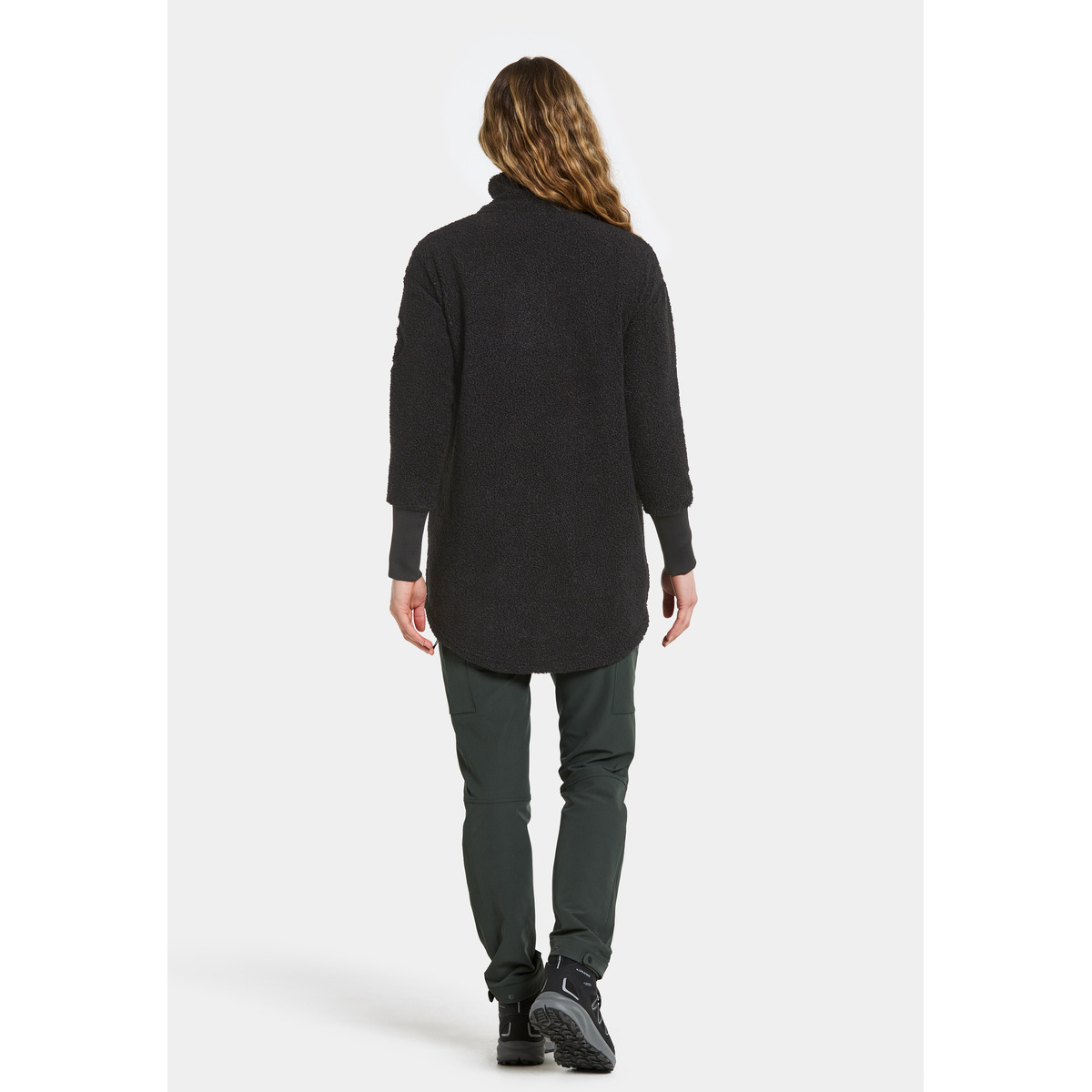 Didriksons Sally WNS Fleecejacke schwarz