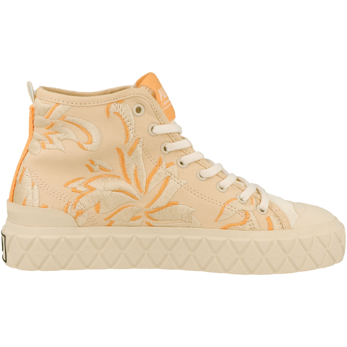 Palladium Ace Chukka Flower Sneaker mid orange