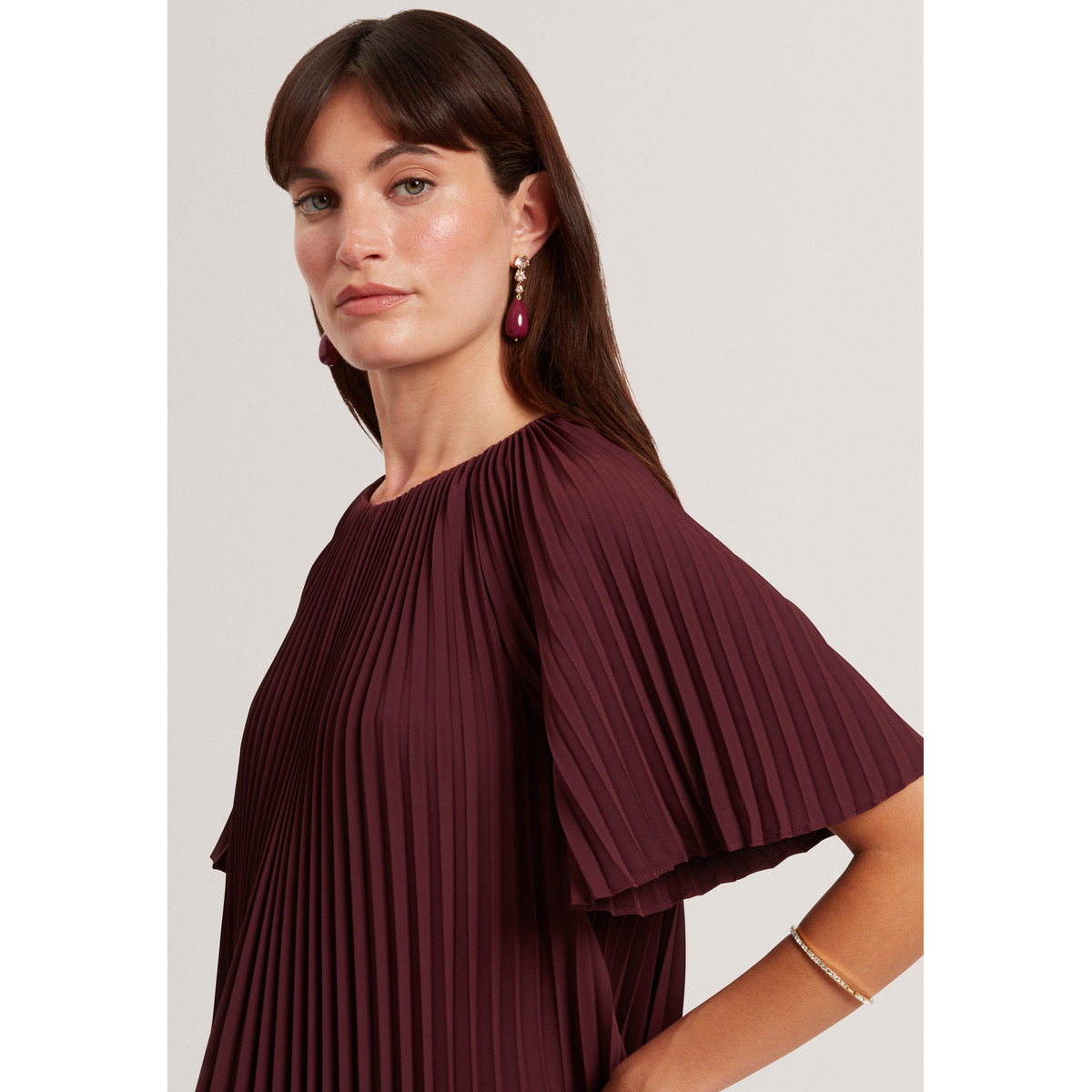Ted Baker CONVALA Minikleid bordeaux