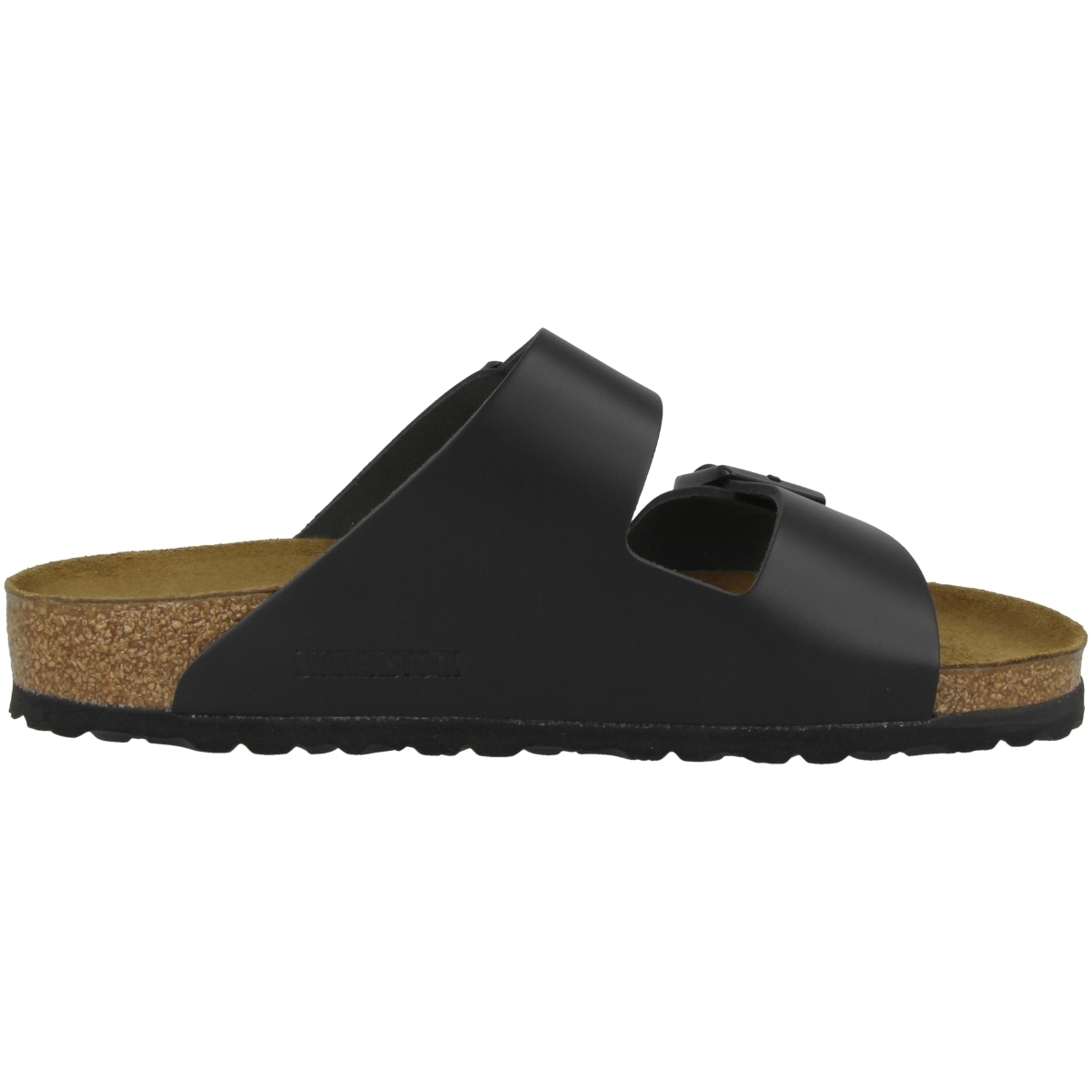 Birkenstock Arizona Glattleder Sandale normal schwarz