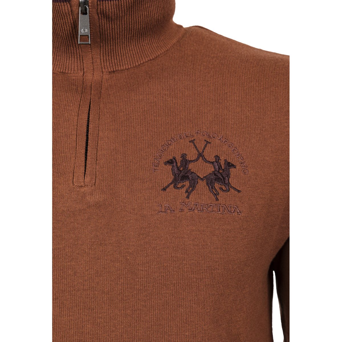 La Martina MBS314 Pullover orange