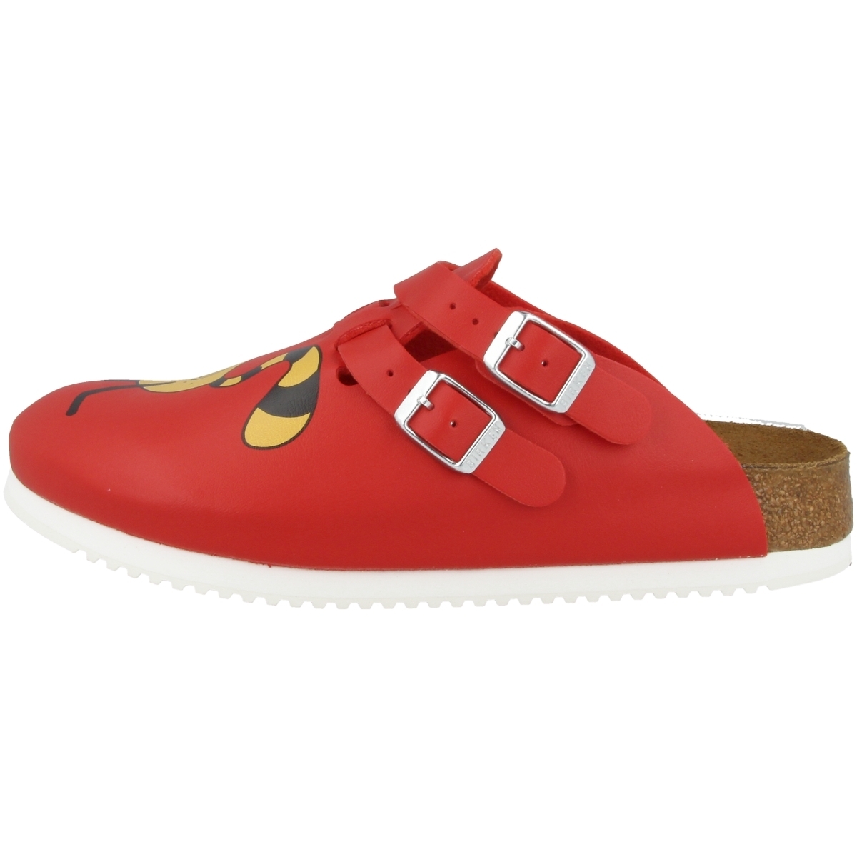 Birkenstock Kay SL Birko-Flor Clogs schmal rot