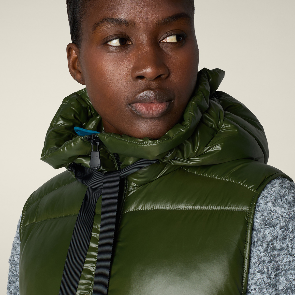 Save the Duck Iria Weste dunkelgruen