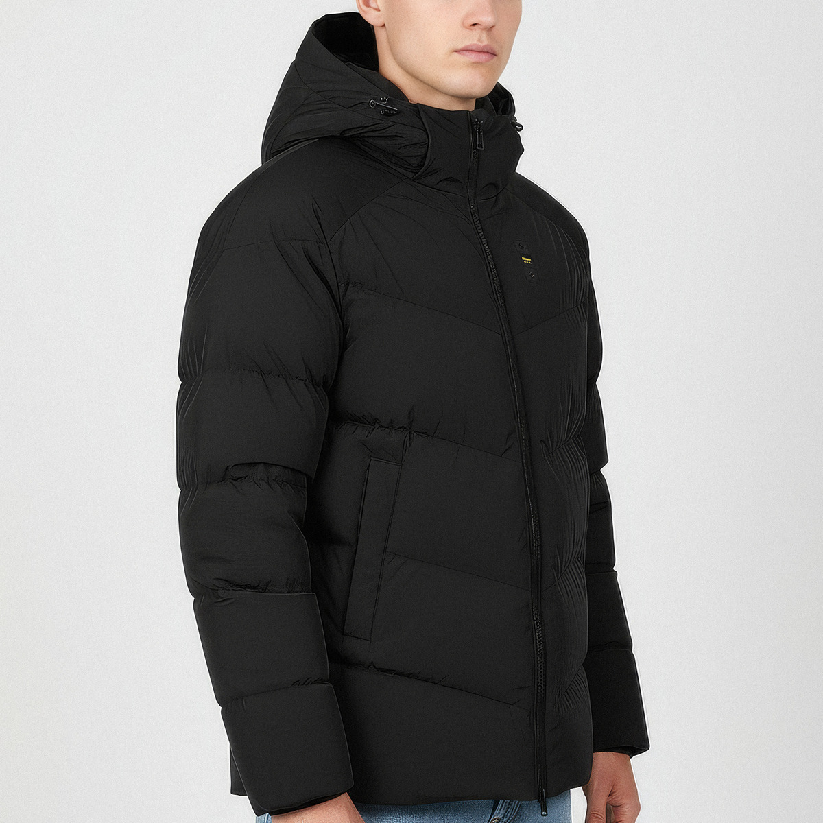 Blauer Crown Winterjacke schwarz